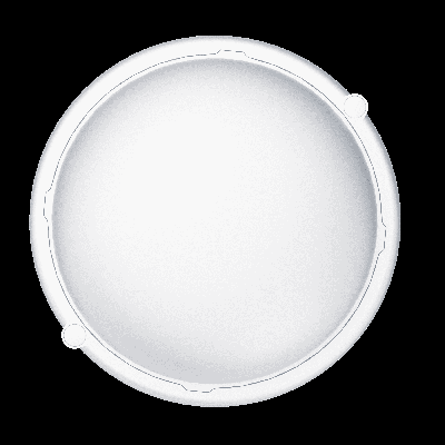 Светильник светодиодный ДБП-12вт OBL-R5-12-6.5K-WH-IP65-LED