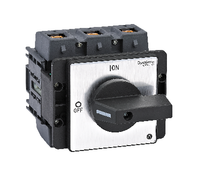 ВЫКЛЮЧАТЕЛЬ-РАЗЪЕДИНИТЕЛЬ 3P 175A С ЧЁРНОЙ РУКОЯТКОЙ НА ДВЕРЦУ 4 ВИНТАМИ