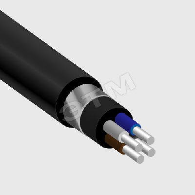 Кабель силовой АВБШв 4х50ок-0.660 ТРТС однопроволочный