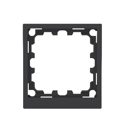 Рамка 1 пост IP44, KANT, черный уголь