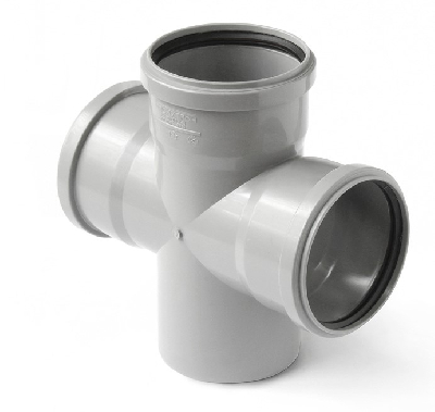 Крестовина одноплоскостная (Полипропилен) 110x110x110/87,5