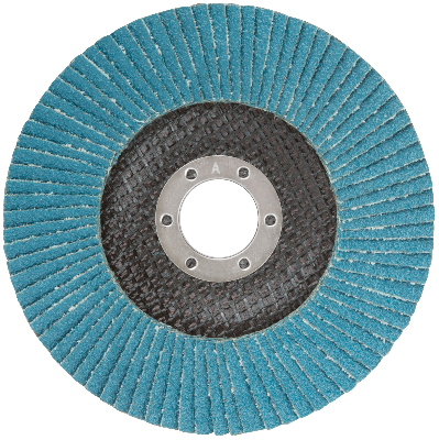 Круг лепестковый торцевой циркониевый плоский, 125 мм P 60