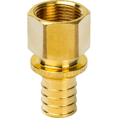 Переходник 25х3/4'ВР с внутренней резьбой, аксиальный, латунь