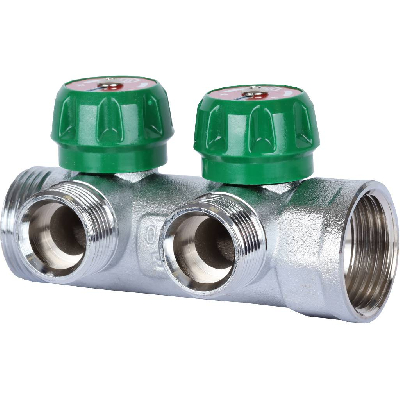 Коллектор распределительный 1'x2 выхода 3/4' ЕК