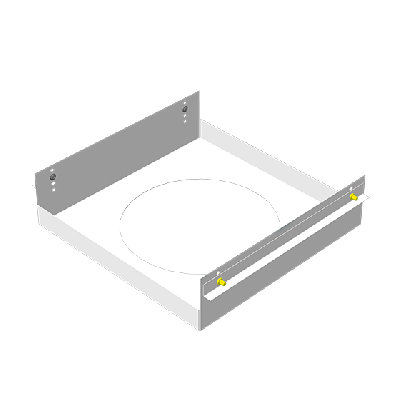 Крепление для ДВО23, 24, 59 DL/GR 150/200 белый