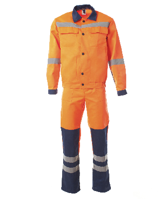 Костюм МАГИСТРАЛЬ с СОП, оранжевый с синим, р. 48-50/182-188