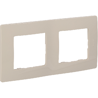 ETIKA Рамка 2 поста слоновая кость