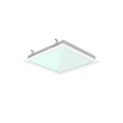 Светильник светодиодный VARTON медицинский встраиваемый C070/K 38 Вт CRI90 4000 K 600х600х100 мм IP65 с защитным силикатным стеклом для установки в сэндвич-панели аварийный автономный постоянного действия