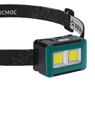 Фонарь налобный 4ВтCOBLED/3xAA/корпус ABS-пластик