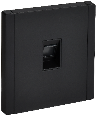 FORTE&PIANO Розетка компьютерная RJ45 кат.5E FP132M металл черный IEK
