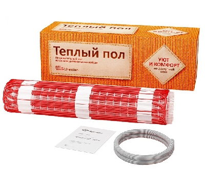 Мат нагревательный для электрического теплого пола Warmstad WSM 0.65 кв.м 100 Вт