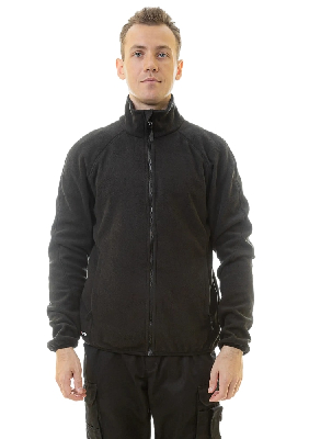 Толстовка флисовая Brodeks KS211, черный (3XL)