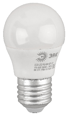 Лампа светодиодная LED P45-8W-827-E27(диод,шар,8Вт,тепл,E27)