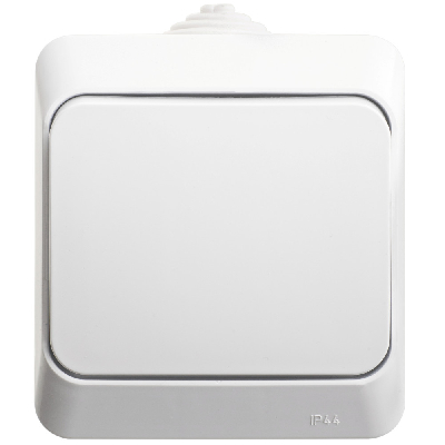 ЭТЮД Переключатель одноклавишный наружный IP44 белый схема 6