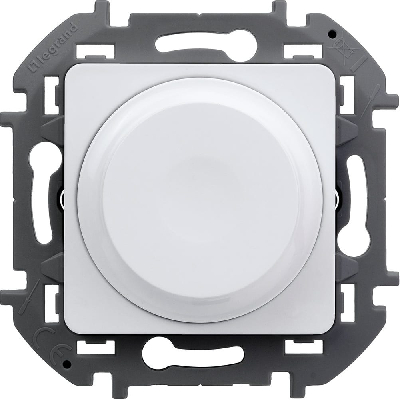 Светорегулятор поворотный без нейтрали 300Вт INSPIRIA белый